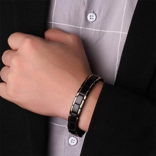 New Mens Health Energy 3 IN 1 Bracelet Bangle for Arthritis Twisted Healthy Magnetic Bracelet for Women Power Therapy Magnets