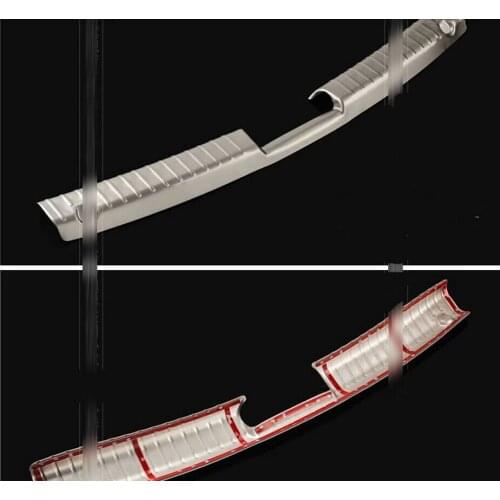 Stainless steel Rear Cargo Floor Trim Sill Plate Cover for mazda 6 ATENZA 2014