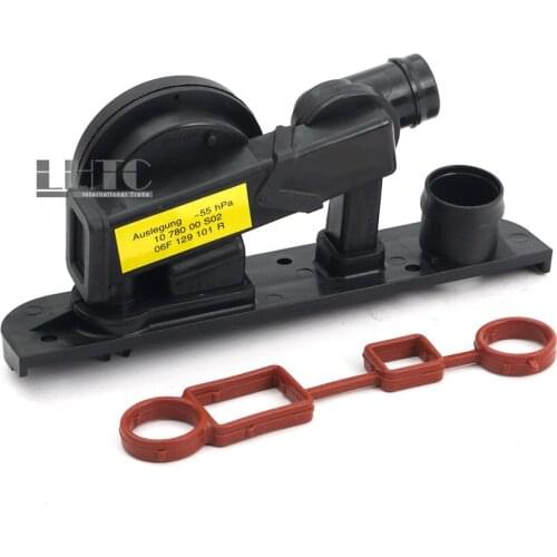 OEM Oil Separator PCV Pressure Control Valve & Gasket For V W Audi 2.0 06F129101R