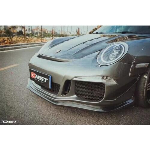 Suitable for Gt3 Retrofitting Bar of Porsche 997 Surround the Cmst Wide Body Package with Carbon Fiber Front Lip and