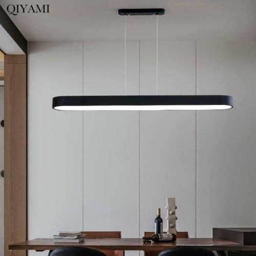 Golden Black Simple Led Pendant Lights For Dinning Room Parlor Kitchen Office Hanging Lamps Home Deco Lighting Luminaire Fixture