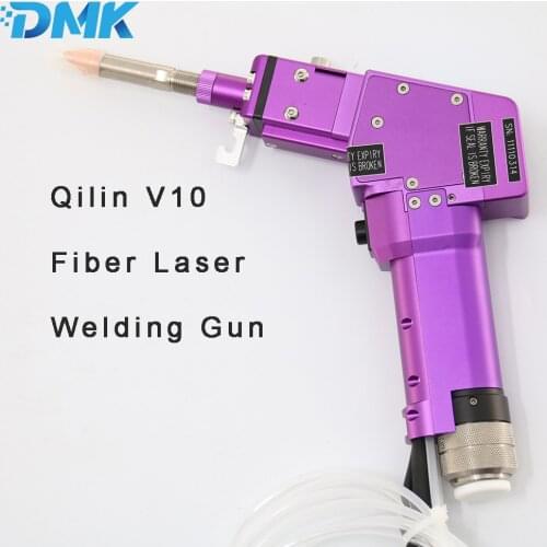 High Accuracy Optics Qilin V8 Portable Fiber Laser Welder Gun Stainless Steel Carbon Steel Alminum Soldering Repair