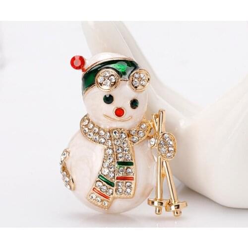 Christmas Brooch Pins Fashion Clothes Decor Corsage Badge Accessories Gifts