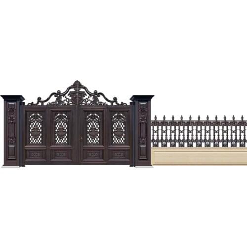 Hench 2020 hotsale newstyle Aluminum Metal Gates export USA Australia with Powder Coated Hc-ag30