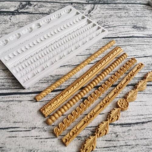 Silicone Mold Laces Sugarcraft Cupcake Chocolate Baking Mold Fondant Cake Decorating Tools