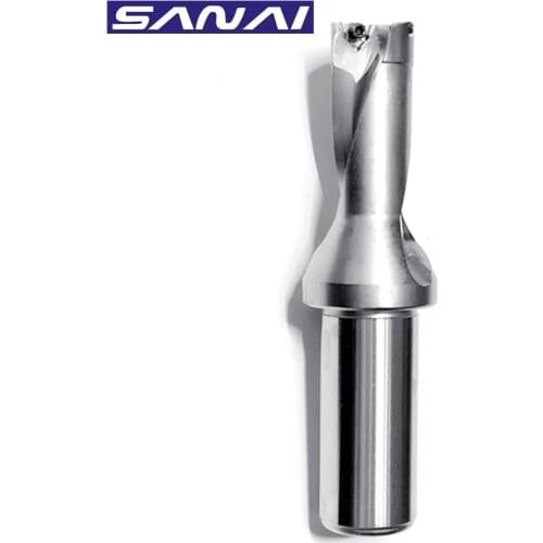 Machinery Fast U Drill Bit WC series 4D depth 40.5mm- 50mm, CNC Lathe Indexable Drilling Tool, for Carbide Insert WCMT080412