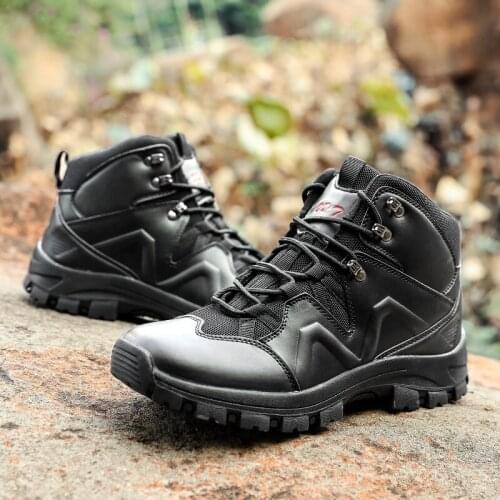 Outdoor Tactical Sport Mens Shoes For Camping Climbing Men Hiking Boots Mountain Non-slip Ultra-light Shoes