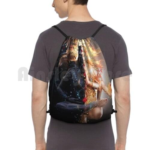 The God Backpack Drawstring Bags Gym Bag Waterproof Cloathing Stationary Home And Living Alex Grey Best Selling God The