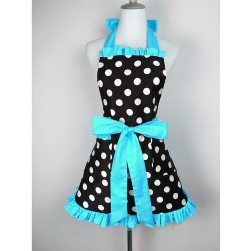 Multicolor Spot Macrame Sexy Apron For Women Cotton Kitchen Chef Apron Home Improvement Bathroom Manicure Beautiful Skirt Apron