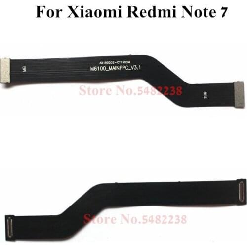 10pcs Original USB Motherboard Connector Flex cable For Xiaomi Redmi Note 7 mainboard Data transmission tape Ribbon Replacement