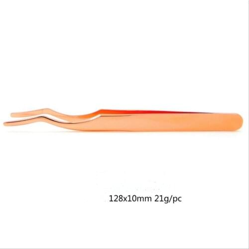 False Eyelash Applicator Make Up Tools stainless steel lash extension tweezers full strip lash applicator in stock