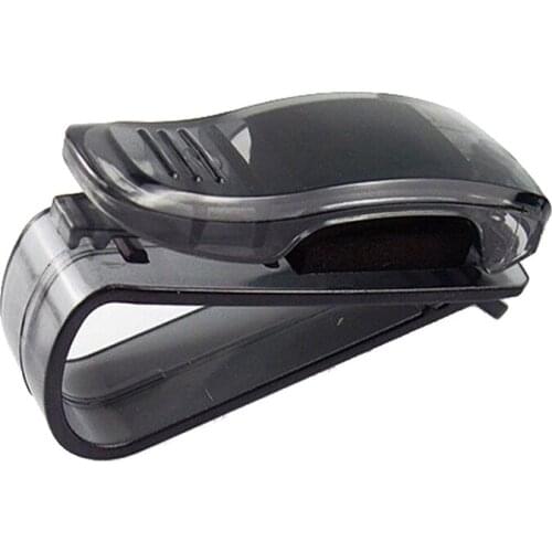 Car Sunglasses Clip Clamp Clinch Support Card Ticket Money Holder for all the car black 1pc per set car accessories
