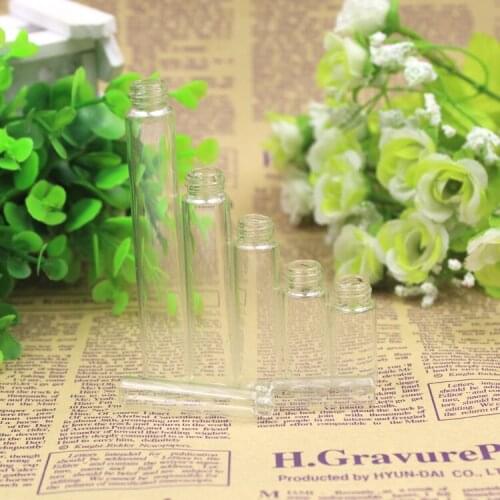 Free Shipping 10 X 2ml/5ml/7ml/10ml Small Round Glass Containers Perfume Bottles Atomizer Empty Cosmetic Containers For Sample