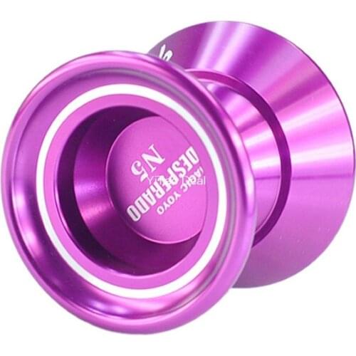 Free shipping New Professional yoyo Ball Purple N5 Desprado Alloy Aluminum Magic YoYo