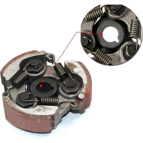 47cc 49cc Centrifugal Clutch Pad Minimoto Mini Moto Quad ATV Dirt Bike 3 Shoe Spring