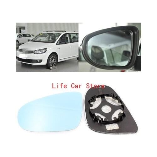 For Volkswagen Golf 6 large field vision blue mirror car rearview mirror heating wide-angle reversing lens