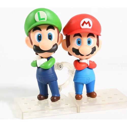 Super Mario Brother Mario 473 Luigi 393 Action Figure Collectible Model Toy