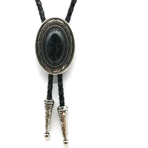 KDG Western Cowboy Zinc Lace Dot Natural Stone BOLO Necktie Matching Shirt Men and Women Same Style