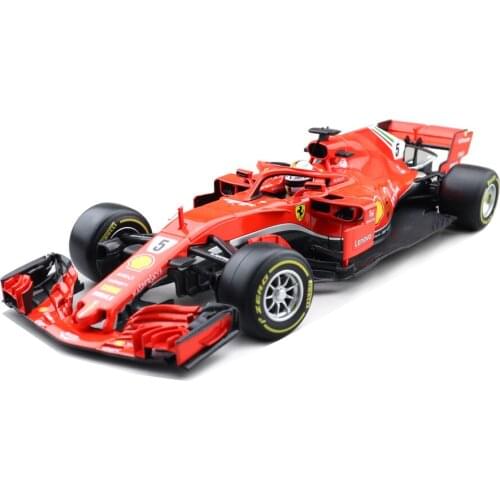 1/18 Ferrari SF71H S.Vettel K.Raikkonen Bburago 16806 #5 #7 Diecast Model Car Toys Boys Girls Gifts
