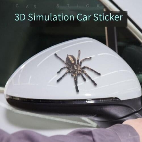 Cool 3D Wall Sticker Animals Spider Gecko Scorpions Vinyl Wall Decal Sticker for Home Cars Auto Motorcycle Cover Scratches Decor