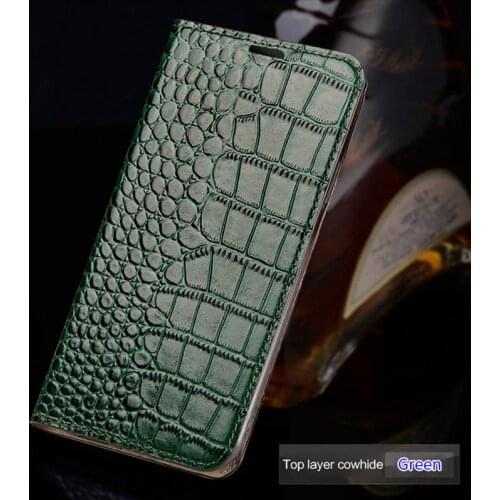 Genuine leather phone case For Huawei mate 20 10 lite p10 P20 p30 flip case crocodile texture book cover For huawei honor 8x 20