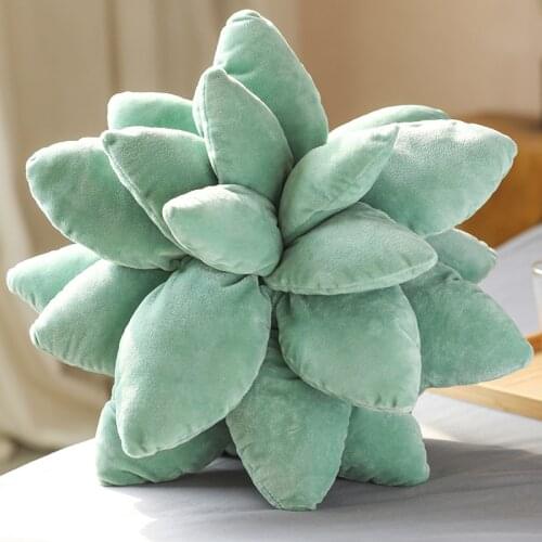 Meaty Plush Plant Pillow Succulent Cactus Toy Decor Cushion for Garden or Green Lovers Cute Ac Cent Succulents Ins Nordic Style