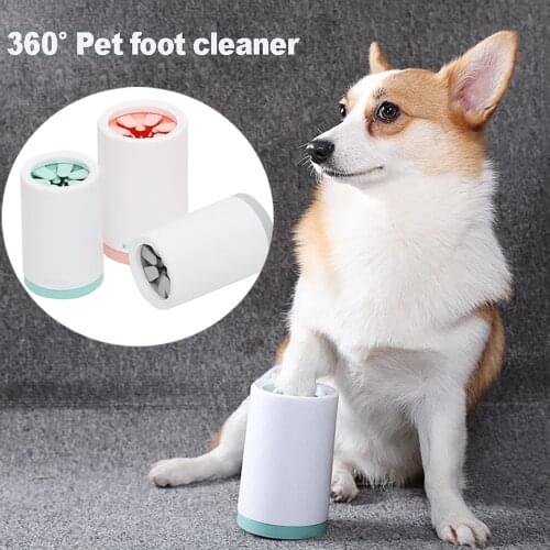 Pet Foot Cleaner Cup Soft Silicone Combs Portable Pet Dog Cat Foot Washer Cleaner Brush Quickly Wash Dirty Pet Foot Cleaner