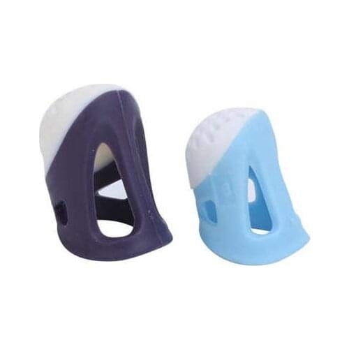 Thimble Sleeve Sewing Thimble Soft Reusable Durable Silicone Fingerstall for Sewing Retro Hand Working