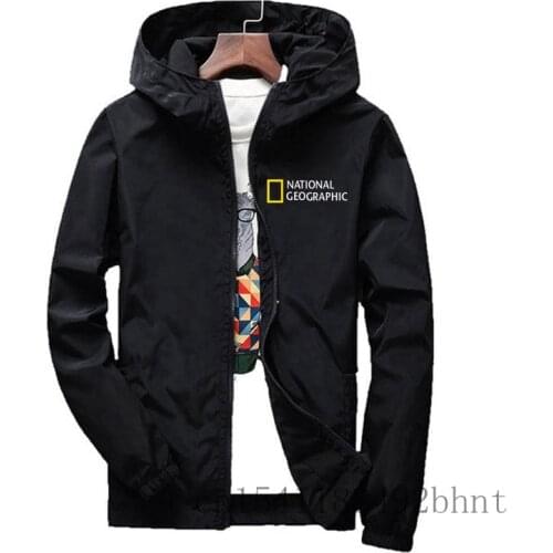 2021 spring and summer new jacket mens street windbreaker hoodie zipper thin jacket mens sports and leisure oversized