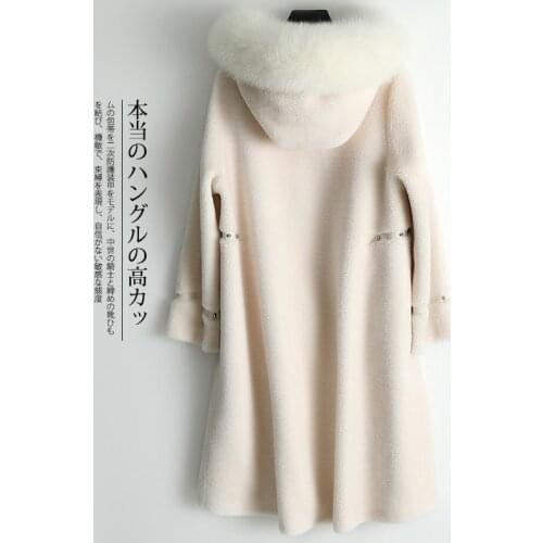 Real Fur Coat Winter Women Clothes 2020 Sheep Shearing Wool Jacket Korean Womens Coats Manteau Femme 270929 YY1610