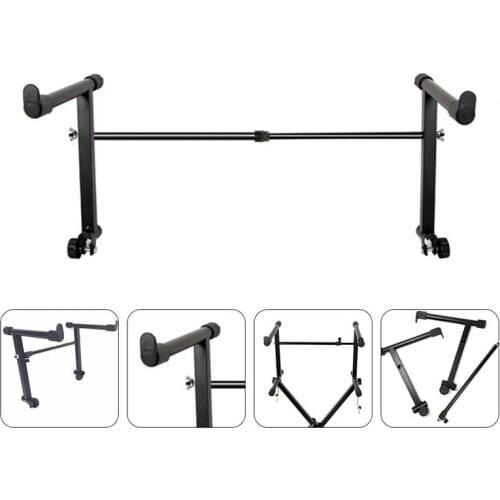Adjustable Electronic Piano Keyboard Stand Piano Heightened Support Music Holder Instrument Black Holder Accessories