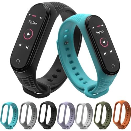 Mi Band 4 3 Strap Silicone Wrist Strap for Xiaomi Mi Band 4 3 Accessories Bracelet Miband 4 3 Smart Wristbands Miband 4 3 Strap