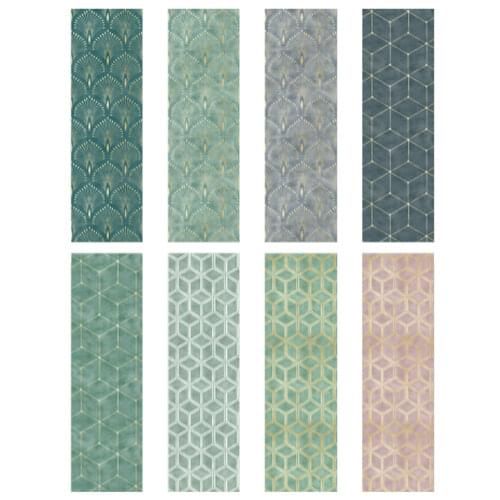 Geometry Self Adhesive Wallpaper Peel and Stick Contact Paper Bedroom Wall Renovation Furniture Cabinet Renovation Stickers