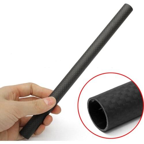 1pc 15mm*13mm*225mm 3K Carbon Fiber Tube Pipe For Quadcopter Multi-copter DIY Accessories