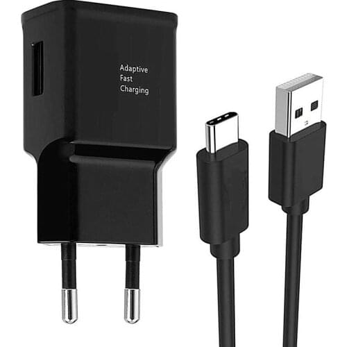 For Samsung galaxy S8 S10 A51 A71 A52 S21 S20 A12 A72 A32 A50 A40 A30 A70 1M Type C Charge Cable Adaptive fast Charging adapter