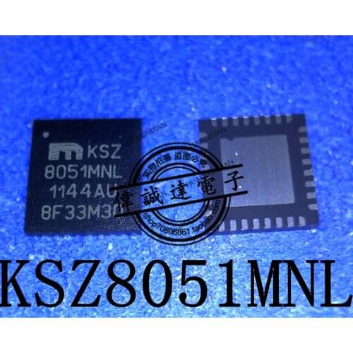 1Pieces New Original KSZ8051MNLI TR KSZ8051MNL 8051MNL 7.5 In Stock Real Picture