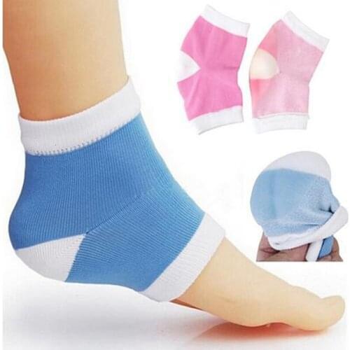 2pcs Hot Selling High Quality Pro Gel Heel Socks Moisturing Spa Gel Socks Feet Care Cracked Foot Dry Hard Skin Protector