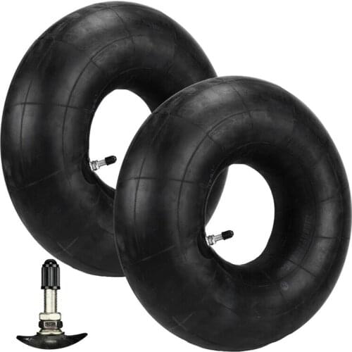 2 Pcs 20x8.00-8inch To 20x10.00-8inch Universal Inner Tubes W/ TR13 Straight Valve Stem for Lawn Mowers Tractors Golf