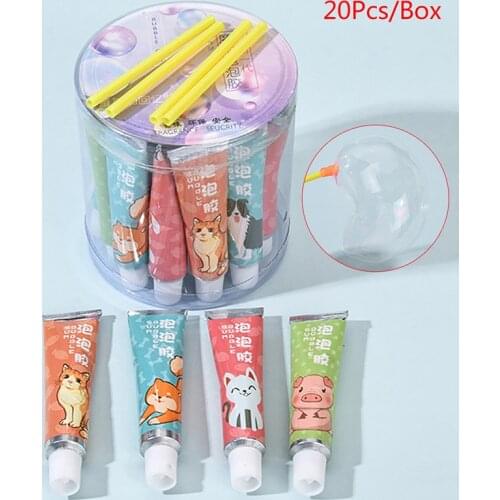 20pcs Safe Magic Bubble Glue Toy Blowing Colorful Bubble Ball Plastic Balloon Space Balloon Safe Practical Jokes Kids Toy