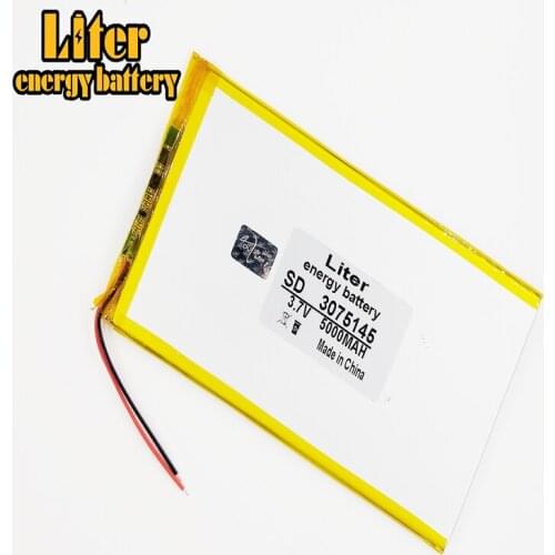 3.7V,5000mAH,[3075145] Polymer lithium ion / Li-ion battery for TOY,POWER BANK,GPS,mp3,mp4,cell phone,speaker