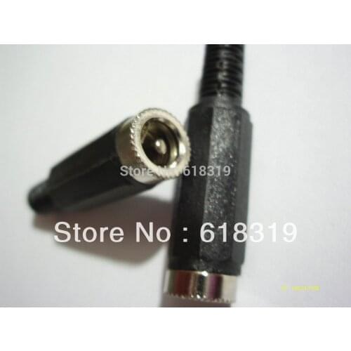 500 Pcs 5.5x2.1mm DC Power Cable Female Plug Connect Socket DC Power black by Singapore post