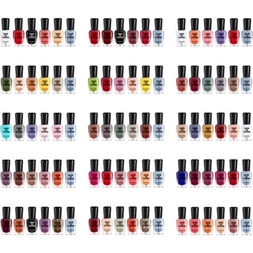 Q1FB Nail Polish Set 6 Bottles Of Water-based Peelable And Tearable And Nude Color In Autumn And Winter Gel Nail Polish Set