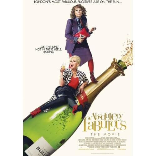 ABSOLUTELY FABULOUS MOVIE Art Film Print Silk Poster 24x36inch