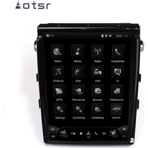 Aotsr Tesla 10.4“ Vertical screen Android 9 Car No DVD player GPS Navigation For Porsche Cayenne 2011 - 2016 headunit stereo