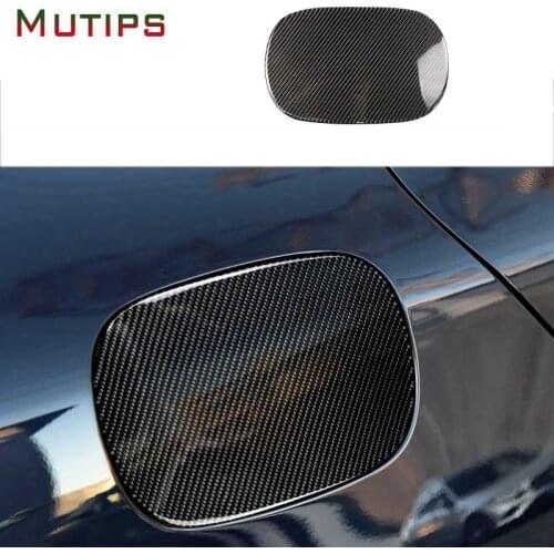 Mutips Car Styling Fuel Tank Cap Panel Decoration Sticker Oil Cover Trim For Mercedes Benz C Class W205 15-18 Exterior Modified