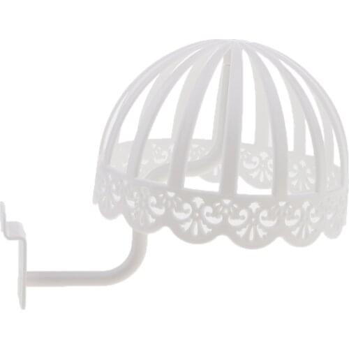 White Plastic Hat Wig Display Stand Holder Drying Storage Shelf for Baby