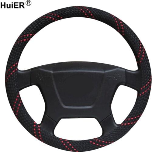 Car Trunk Bus Steering Wheel Cover Wrap Bus Truck For 36 38 40 42 45 47 50 CM Ice Silk Breathable Funda Volante Volant Protector