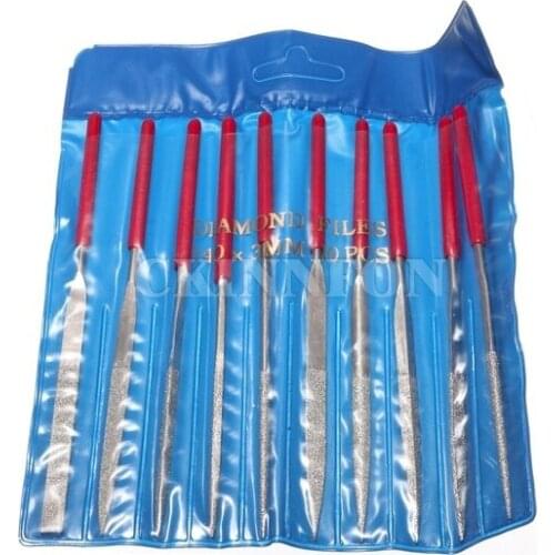 DHL 50set 10Pcs/Set Needle Files Kit Carving Jewelry Diamond Glass Stone Wood Craft Tool
