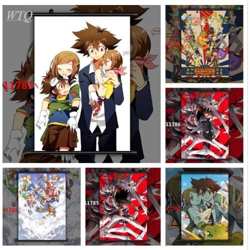 Digimon Adventure Anime Manga HD Print Wall Poster Anime Posters Canvas Painting Wall Decor Poster Wall Art Picture Home Decor