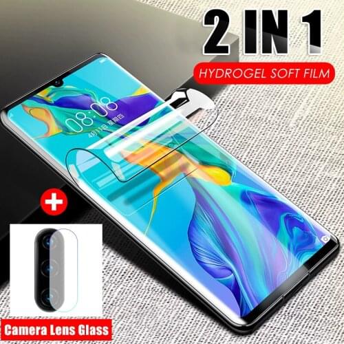 Hydrogel Film For Huawei P40 P30 P20 Lite Pro Camera Protective Film On The For Huawei P40 Pro Water Film Camera Lens Glass